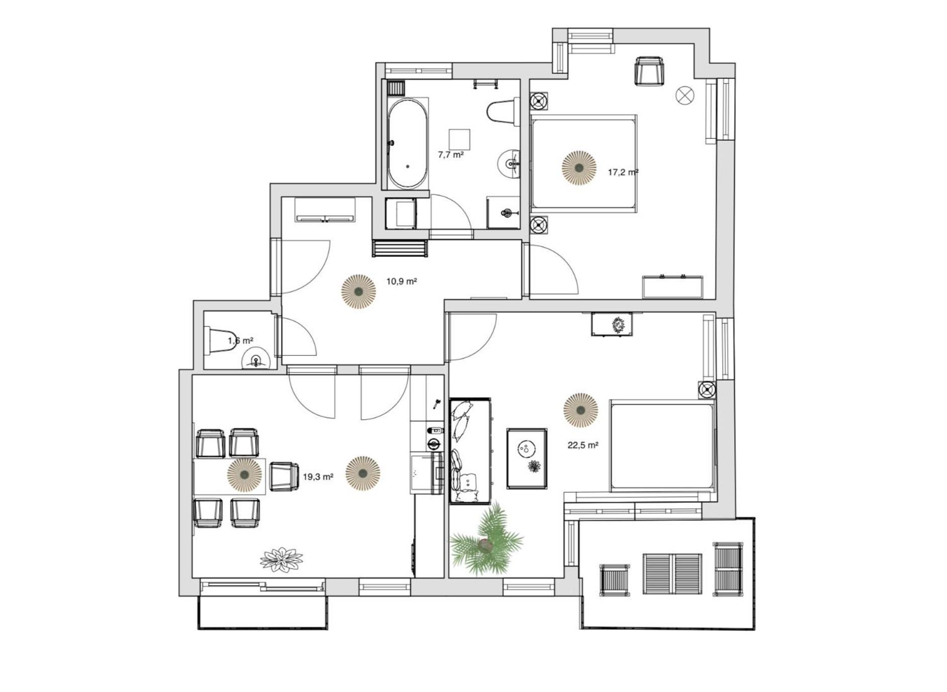 Pineapple Apartments Dresden Zwinger VIII - 85 Qm - 1X Free Parking 외부 사진